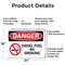 Signmission Diesel Fuel No Smoking with Graphic Danger Sign, Aluminum, 24in W x 18in L, 2PK OS-2PACK-DS-A-1824-L-19325 - alternate 8